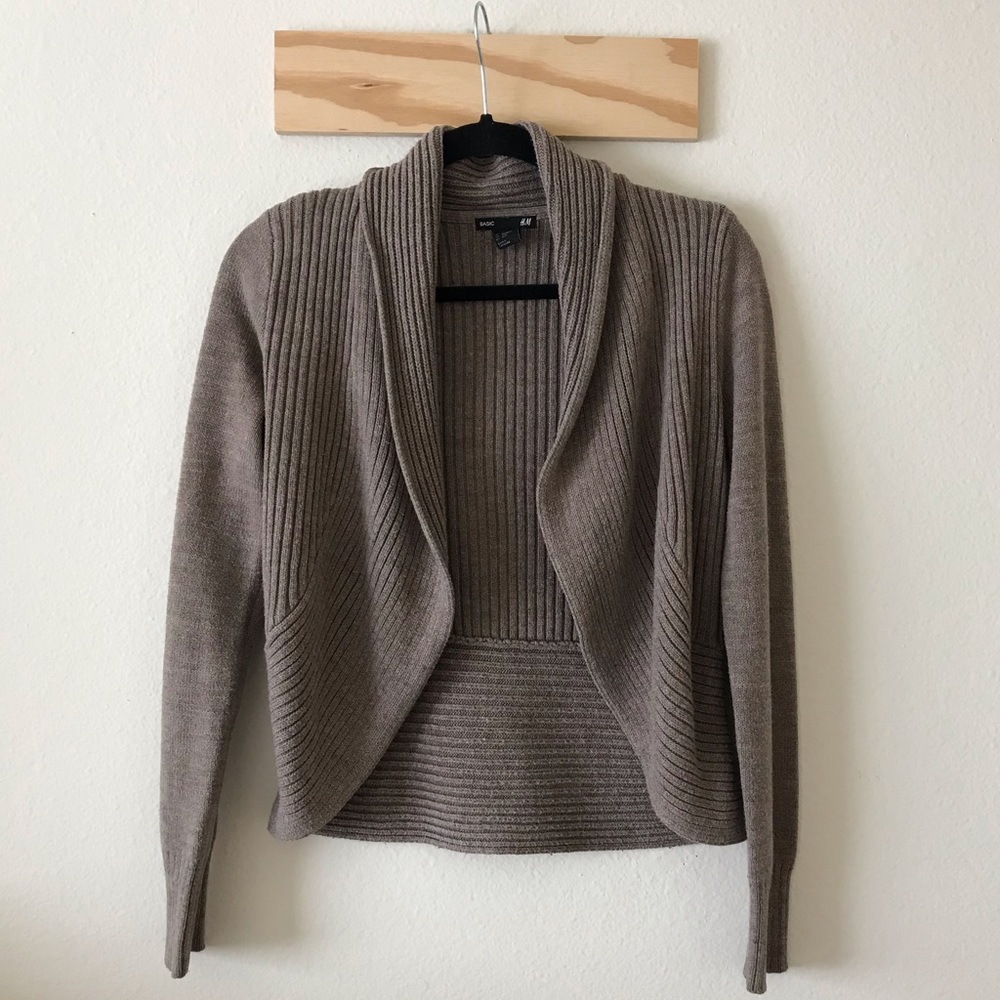 H&M Taupe Cardigan